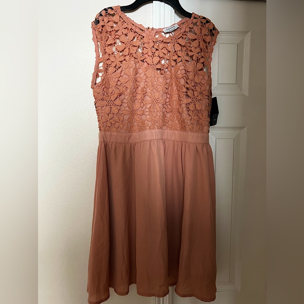 Rose floral dress